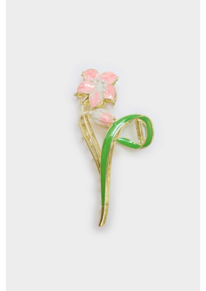 Kadın Çiçek Detaylı Mandal TOKA F8256AXNS