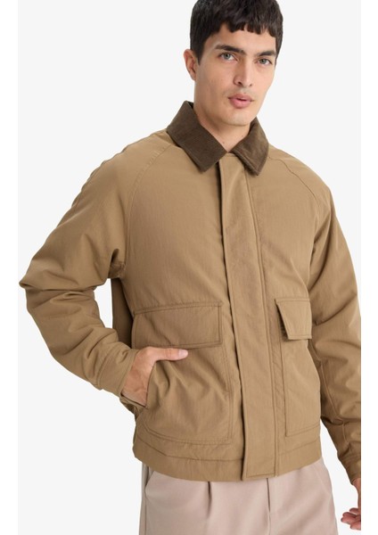 Regular Fit Gömlek Yaka İç Cepli Mont F0153AX25WN fırsatları