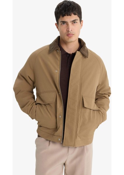 Regular Fit Gömlek Yaka İç Cepli Mont F0153AX25WN