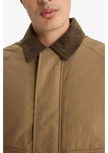 Regular Fit Gömlek Yaka İç Cepli Mont F0153AX25WN