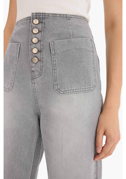 90's Wide Leg Yüksek Bel Uzun Jean Pantolon E9124AX25AU indirimleri