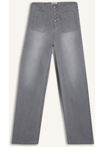 90's Wide Leg Yüksek Bel Uzun Jean Pantolon E9124AX25AU