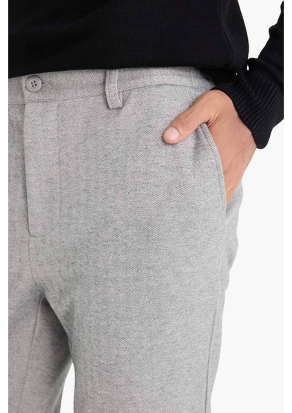 Tailored Regular Fit Düz Paça Penye Pantolon F1738AX25WN