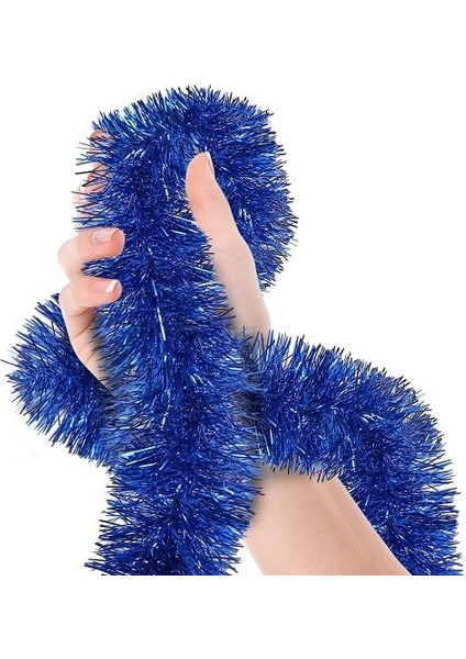 Simli Parti Süsü 2 Metre Mavi modelleri