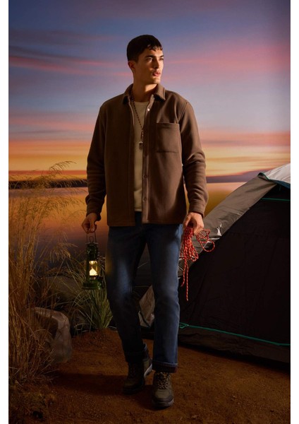 Regular Fit Polar Uzun Kollu Gömlek F0105AX25WN fiyatları