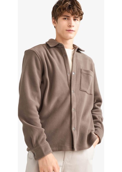 Regular Fit Polar Uzun Kollu Gömlek F0105AX25WN modelleri