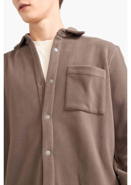 Regular Fit Polar Uzun Kollu Gömlek F0105AX25WN indirimleri