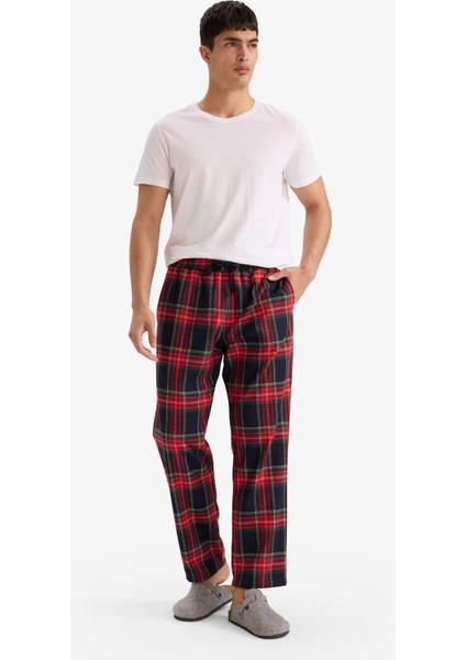 Regular Fit Cepli Uzun Boy Flanel Alt C6126AX25WN