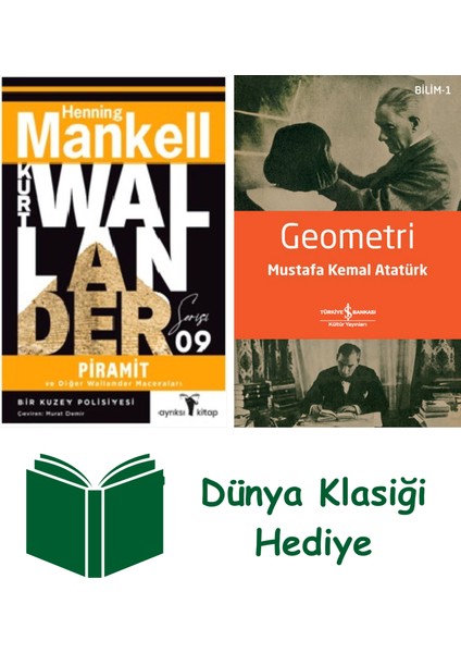 Piramit ve Diğer Wallander Maceraları + Geometri + Dünya Klasiği Hediye