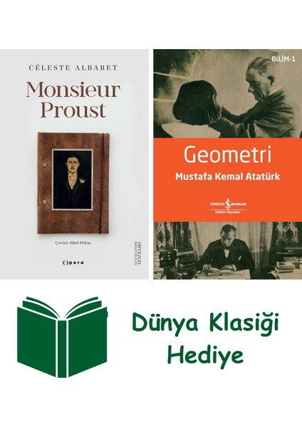 Monsieur Proust + Geometri + Dünya Klasiği Hediye