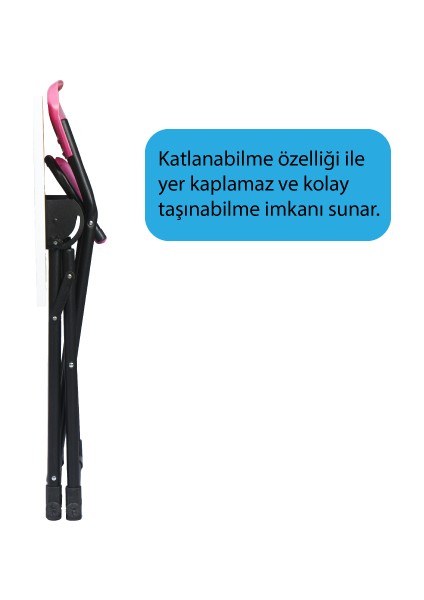 Yazı Tahtalı Lüks Katlanabilir Sandalyeli Çocuk Ders Çalışma Masası fiyatları