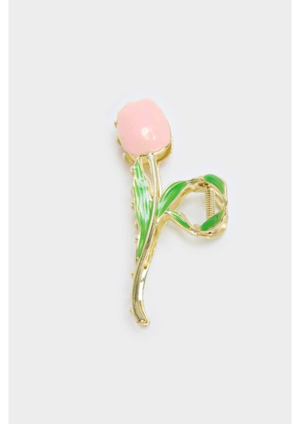 Kadın Pembe Gül Detaylı Mandal TOKA F8257AXNS