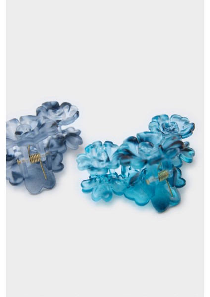 Kadın 2li Çiçek Desenli Mavi Mandal TOKA F8264AXNS fiyatları