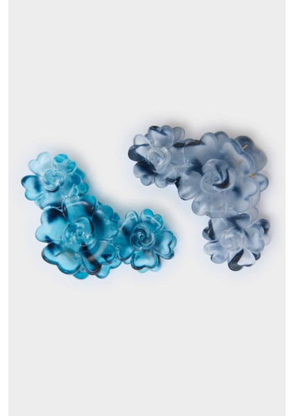 Kadın 2li Çiçek Desenli Mavi Mandal TOKA F8264AXNS modelleri