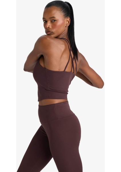 Fit Bisiklet Yaka Pedli İç Göstermez Esnek Kumaş Uzun Sporcu Sütyeni F4944AX25AU fırsatları