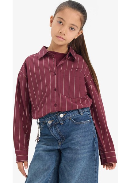 Kız Çocuk Regular Fit Poplin 2li Uzun Kollu GÖMLEK G3254A825WN modelleri