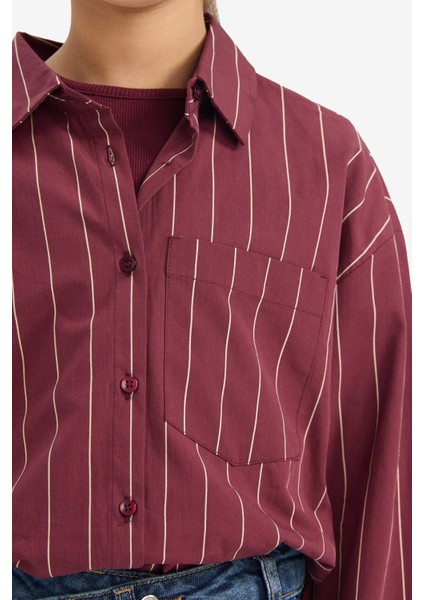 Kız Çocuk Regular Fit Poplin 2li Uzun Kollu GÖMLEK G3254A825WN fırsatları