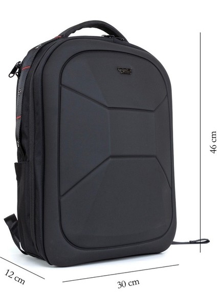 17 Inç Laptop Bölmeli Günlük Seyahat Sırt Çantası Siyah fiyatları
