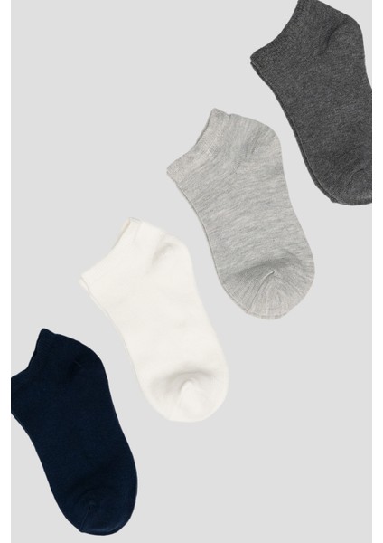 4 Çift Yazlık Pamuklu Erkek Çocuk Patik Çorabı fırsatları