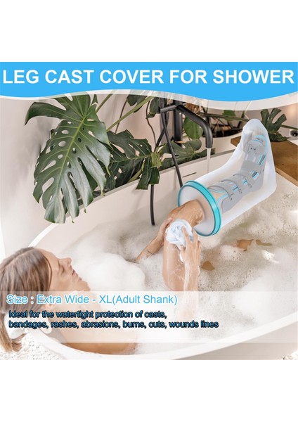 Duş Için Su Geçirmez Bacak Döküm Kapağı, Yeniden Kullanılabilir Duş Botu Kapağı Su Geçirmez Ayak Koruyu (Yurt Dışından) modelleri