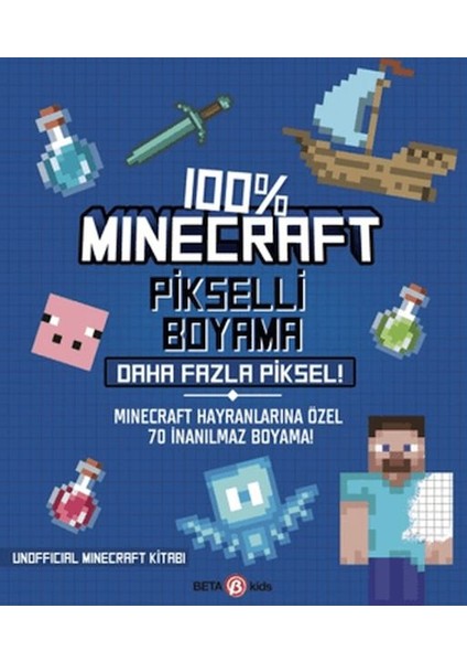 %100 Minecraft Pikselli Boyama - Daha Fazla Piksel