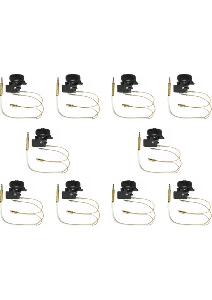 Propan Isıtıcı Veranda Isıtıcı Dış Mekan Isıtıcı Kiti Için 10X Termokupl ve Eğim Anahtarı (Yurt Dışından)