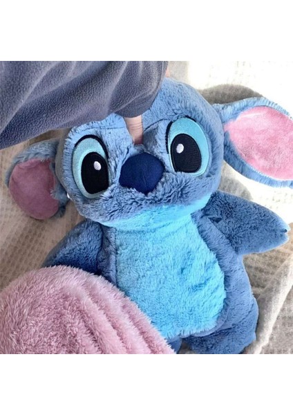 2x Disney Dikiş Kış Ekstra Büyük Peluş Sıcak Su Şişesi Anime Kadınlar Ev Suyu Doldurma El Sıcak Isıtıcı Mavisi (Yurt Dışından)