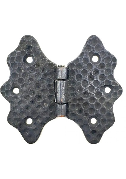 Antika Tarz Dekoratif Pirinç Kelebek Menteşe - 92 Mm, Oksit ( Lisinya )