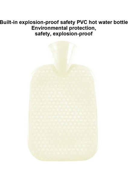 2 L Örgü ile Sıcak Su Torbası Sıcak Su Şişesi Dişi Sıcak Kompres Su Doldurma Sıcak Su Torbası (Yurt Dışından)