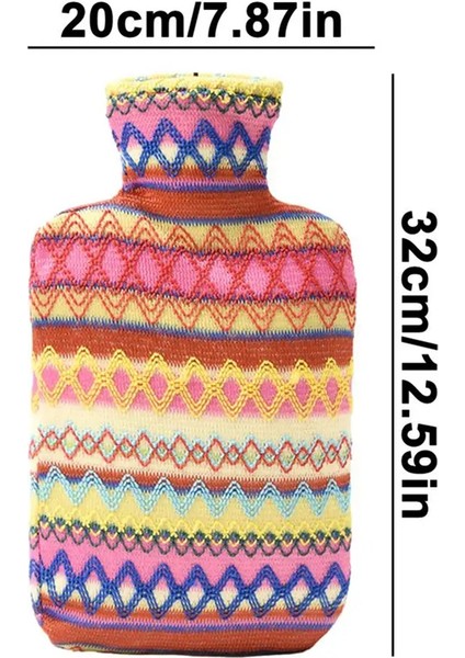 2 L Örgü ile Sıcak Su Torbası Sıcak Su Şişesi Dişi Sıcak Kompres Su Doldurma Sıcak Su Torbası (Yurt Dışından) fiyatları