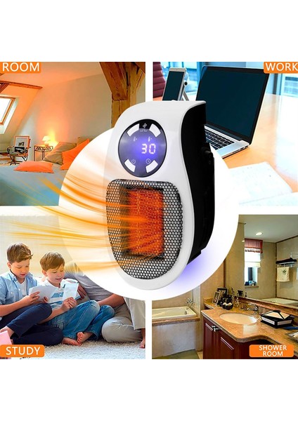 Ultra Hava Isıtıcı, 2025 Yükseltilmiş Fiş Isıtıcı, Ayarlanabilir Termostat Süresi ve LED Ekran Ab Fişi ile Ultra Hava Isıtıcı (Yurt Dışından) fırsatları