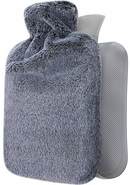 2x Sıcak Su Şişesi Yatağı Sıcak Bel Sıcak Sırt Sıcak Su Şişesi Süper Yumuşak Peluş Malzeme Kapağı, Bir (Yurt Dışından) fiyatları