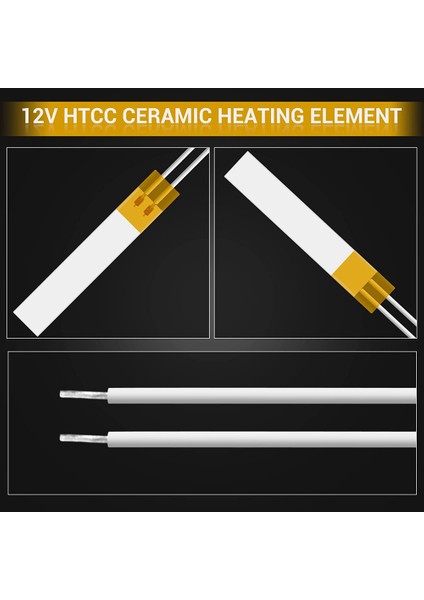 36V Seramik Isıtma Elemanı, 300 ° C Sıcaklıkta Isıtma Tabakası, Küçük Sıcak Hava Isıtıcılar Için, Endüstriyel, 15X70X1.3MM (Yurt Dışından) fiyatları