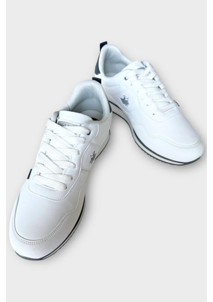 Erkek Ortopedik Günlük Spor Ayakkabı Beyaz - Füme fırsatları