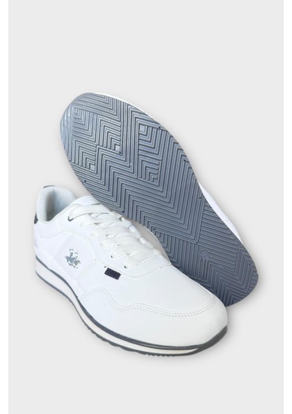 Erkek Ortopedik Günlük Spor Ayakkabı Beyaz - Füme