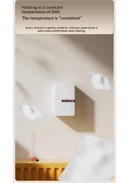 Duvara Monte Islak Silme Isıtıcı LED Ekran Islak Havlu Dağıtıcı USB Silme Sıcak Peçete Isıtma Kutusu (Yurt Dışından) indirimleri