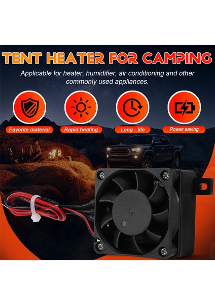 Küçük Oda Alanı Araç Isıtıcı Taşınabilir Fan Isıtıcıları (12V 100W) Için Hava Isıtıcı Fanı (Yurt Dışından) fırsatları