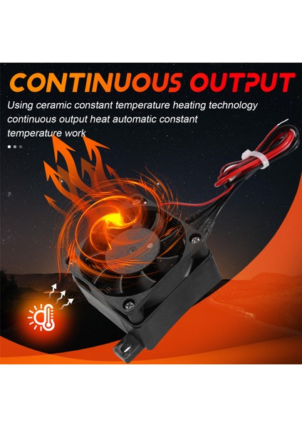 Küçük Oda Alanı Araç Isıtıcı Taşınabilir Fan Isıtıcıları (12V 100W) Için Hava Isıtıcı Fanı (Yurt Dışından) indirimleri