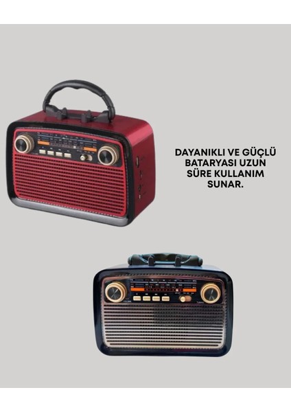 Kablosuz Bluetooth Hoparlör – Yüksek Ses Kalitesi, Uzun Pil Ömrü, Fm ve Am Radyo Fonksiyonu indirimleri