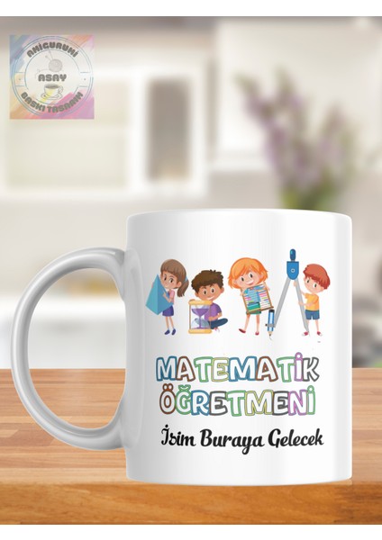 Matematik Öğretmenine Özel Kupa Bardak