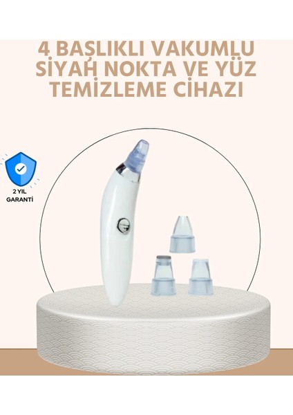 Güçlü Vakumlu Siyah Nokta Temizleyici – Cilt Pürüzlerini Gideren