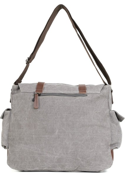 156 Inc Laptop Bölmeli Postacı Çantası Gri fırsatları