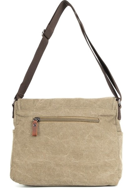 Organize 156 Inç Laptop Bölümlü Postacı Çanta Haki modelleri