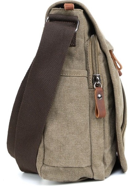 Organize 156 Inç Laptop Bölümlü Postacı Çanta Haki indirimleri