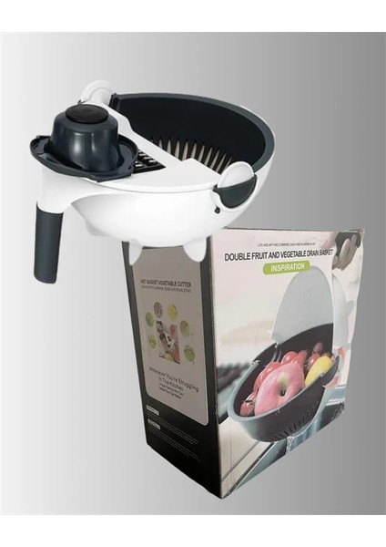 Süzgeçli Çok Fonksiyonlu Döner Rende ve Doğrayıcı indirimleri