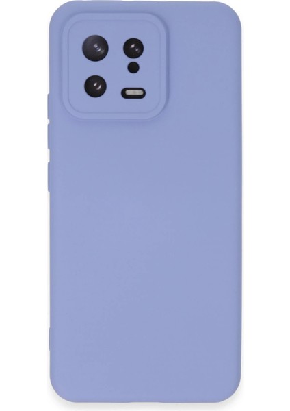 Xiaomi Mi 13 Kılıf Nano Içi Kadife Silikon - Lila - FKU9948-4283