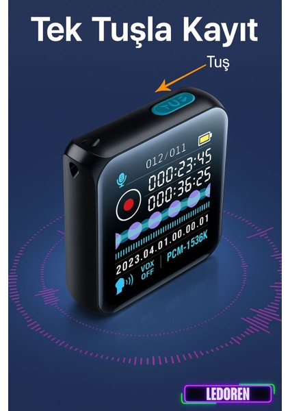 Jnn M30 1,44 Inç Hd Ekran Ses Kayıt Gürültü Azaltma Kontrolü Mp3, E-Kitap Oynatıcı, Fm Radyo fiyatları