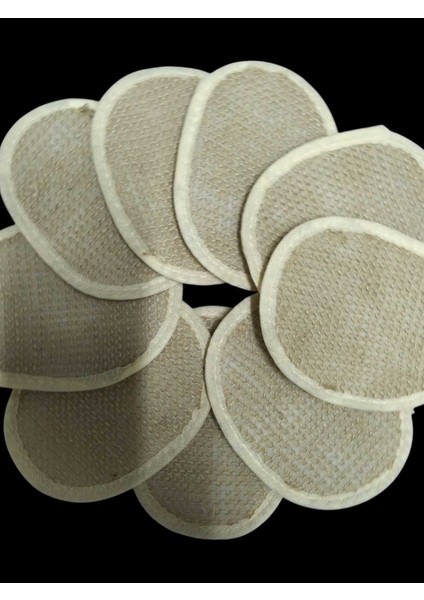 8 Adet Jüt Ip Doğal Banyo Lifi | Spa, Hamam, Sauna, Otel, Masaj Salonu Bez Poşette Saklayınız