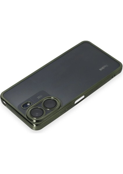 Xiaomi Redmi 13C Kılıf Lensli Silikon - Yeşil - FKU4364-2723 modelleri