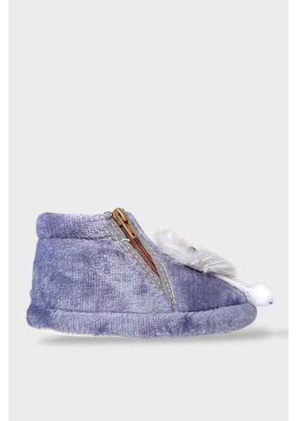 Çocuk Sevimli Baykuş Figürlü Panduf Füme fiyatları